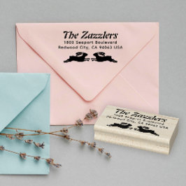 Twee bundels naam en keeradres rubberen stempel