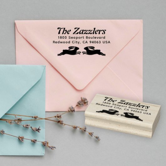 Twee bundels naam en keeradres rubberen stempel