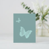 Twee Butterflies Briefkaart (Staand voorkant)