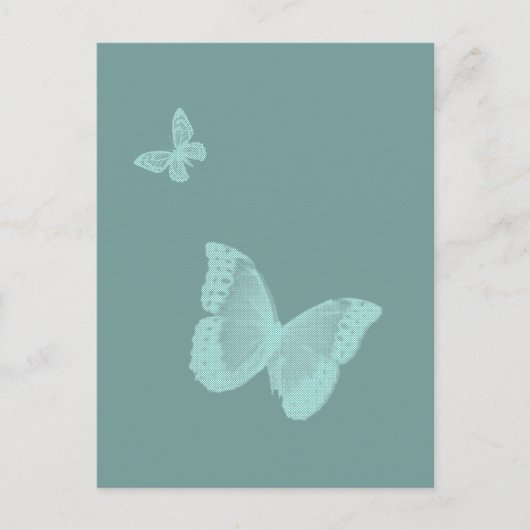 Twee Butterflies Briefkaart (Voorkant)
