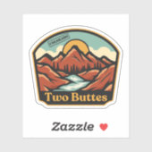 Twee Buttes, Colorado Sticker (Vel)