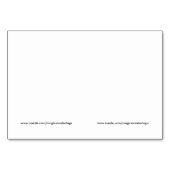 Twee cadeau-Labels - Cartoon rendier en muis Kaart (Achterkant)