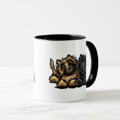 Twee Cairn Terriers Mok (Voorkant rechts)