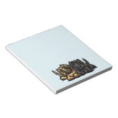 Twee Cairn Terriers Notitieblok (Schuin)