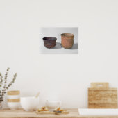 Twee campaniforme vassen poster (Keuken)