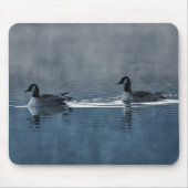 Twee Canadese ganzen op de Muismat van het meer (Voorkant)