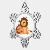 Twee Cartoon met klaploper, luiers, Ornament (Rechts)