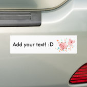 Twee Cartoon varkens in de Bumpersticker van de le (Op auto)