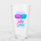 Twee Cartoons kwallen Glas (Achterkant)