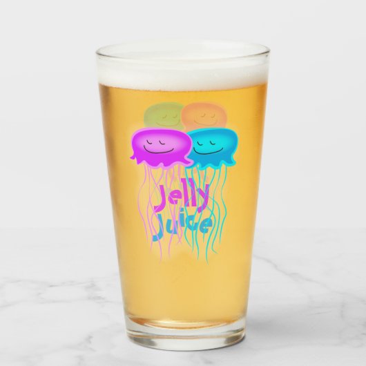 Twee Cartoons kwallen Glas (Voorkant gevuld)