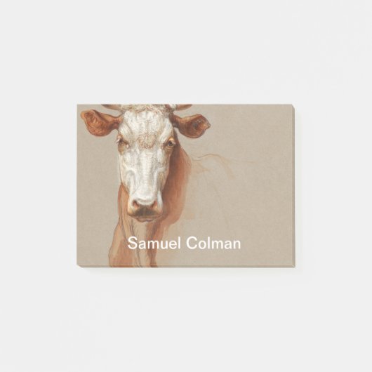Twee Cattle-studies (1876) van Samuel Colman. Post-it® Notes (Voorkant)