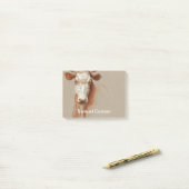 Twee Cattle-studies (1876) van Samuel Colman. Post-it® Notes (Op bureau)