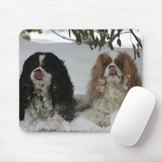 Twee Cavaliers Mousepad Muismat (Met muis)