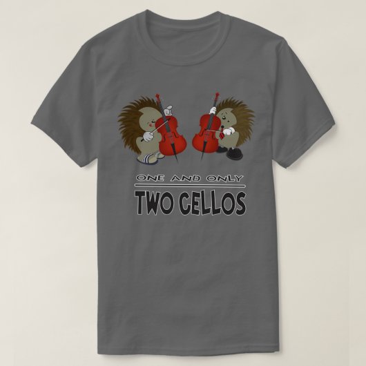 twee cellos t-shirt (Design voorkant)