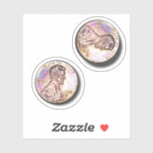 Twee cent centen sticker (Vel)