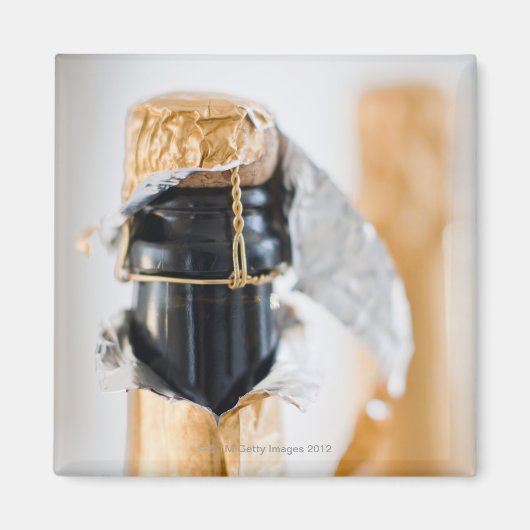 Twee champagneflessen magneet (Voorkant)
