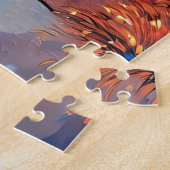 Twee charmante eenden legpuzzel (Zijkant)