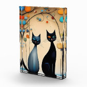 Twee charmante katten fotoblokken (Rechts)