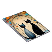 Twee charmante katten notitieboek (Rechterzijde)