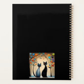 Twee charmante katten planner (Achterkant)