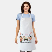 Twee chef-koks koken Schort -  minimalistische ret (Gedragen)