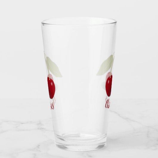 Twee Cherries Design Drink glastrommel Glas (Links)