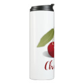 Twee Cherries Design Thermal Tumbler Thermosbeker (Gedraaid links)