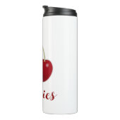 Twee Cherries Design Thermal Tumbler Thermosbeker (Geroteerd rechts)
