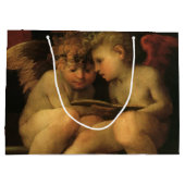 Twee cherubs lezend van Rosso Fiorentino, engelen Groot Cadeauzakje (Achterkant)