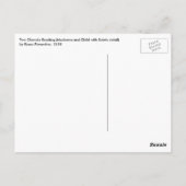 Twee Cherubs Lezing door Rosso Fiorentino, Angels Briefkaart (Achterkant)