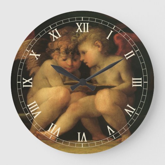 Twee Cherubs Lezing door Rosso Fiorentino, Angels Grote Klok (Voorkant)