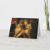 Twee Cherubs Lezing door Rosso Fiorentino, Angels Kaart (Voorkant)