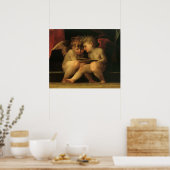 Twee Cherubs Lezing door Rosso Fiorentino, Angels Poster (Keuken)