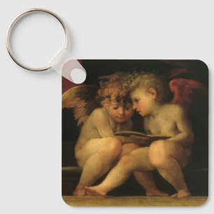 Twee Cherubs Lezing door Rosso Fiorentino, Angels Sleutelhanger