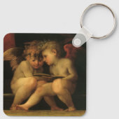 Twee Cherubs Lezing door Rosso Fiorentino, Angels Sleutelhanger (Achterkant)