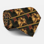 Twee Cherubs Lezing door Rosso Fiorentino, Angels Stropdas (Opgerold)