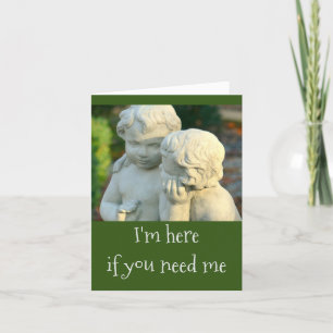 TWEE CHERUBS / VRIENDEN / "Ik ben hier als je me n Kaart