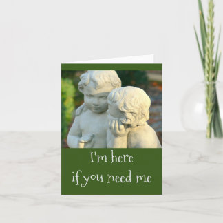TWEE CHERUBS / VRIENDEN / "Ik ben hier als je me n Kaart