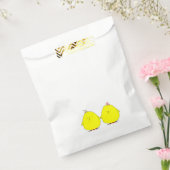 Twee Chicks Favor Bags Bedankzakje (Gezegeld)