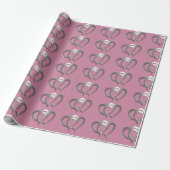 Twee Chrome Hearts Cadeaupapier (Uitgerold)
