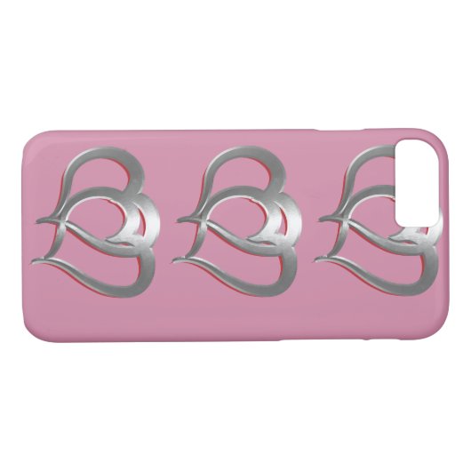 Twee Chrome Hearts Case-Mate iPhone Case (Achterkant (Horizontaal))