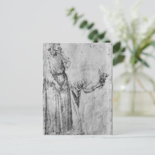 Twee cijfers briefkaart (Staand voorkant)