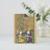 Twee Cijfers die en in een Boomgaard lezen Briefkaart (Staand voorkant)