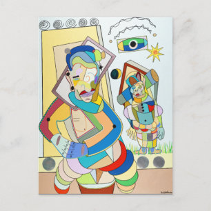 "Twee cijfers: O en Ru" door Ruchell Alexander Briefkaart