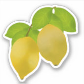 Twee citroen sticker (Voorkant)