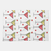 Twee Cocktails - keuken- en staafdoeken Theedoek (Horizontaal)