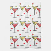 Twee Cocktails - keuken- en staafdoeken Theedoek (Verticaal)