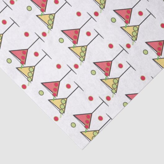 Twee Cocktails - Weefselpapier Tissuepapier (Detail)