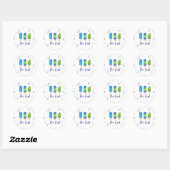 Twee Cool 2e verjaardag Ronde Sticker (Vel)