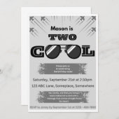 Twee Cool Birthday Dude! Kaart (Voorkant / Achterkant)